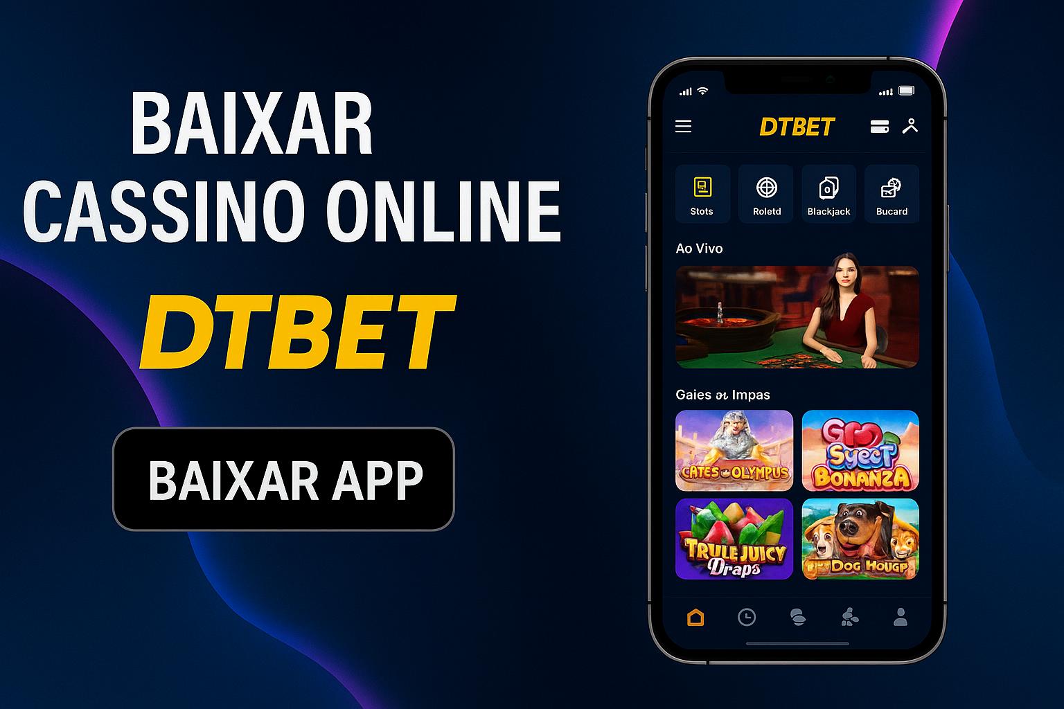 Baixar o DTBET Cassino App