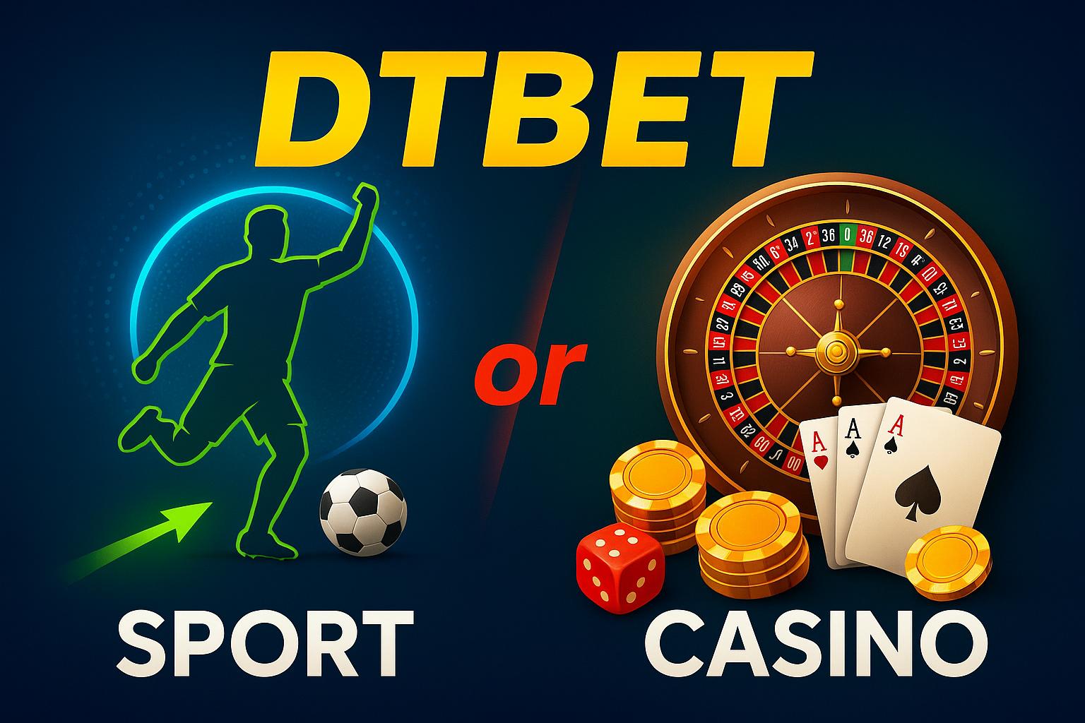 Apostas esportivas no cassino online DTBET