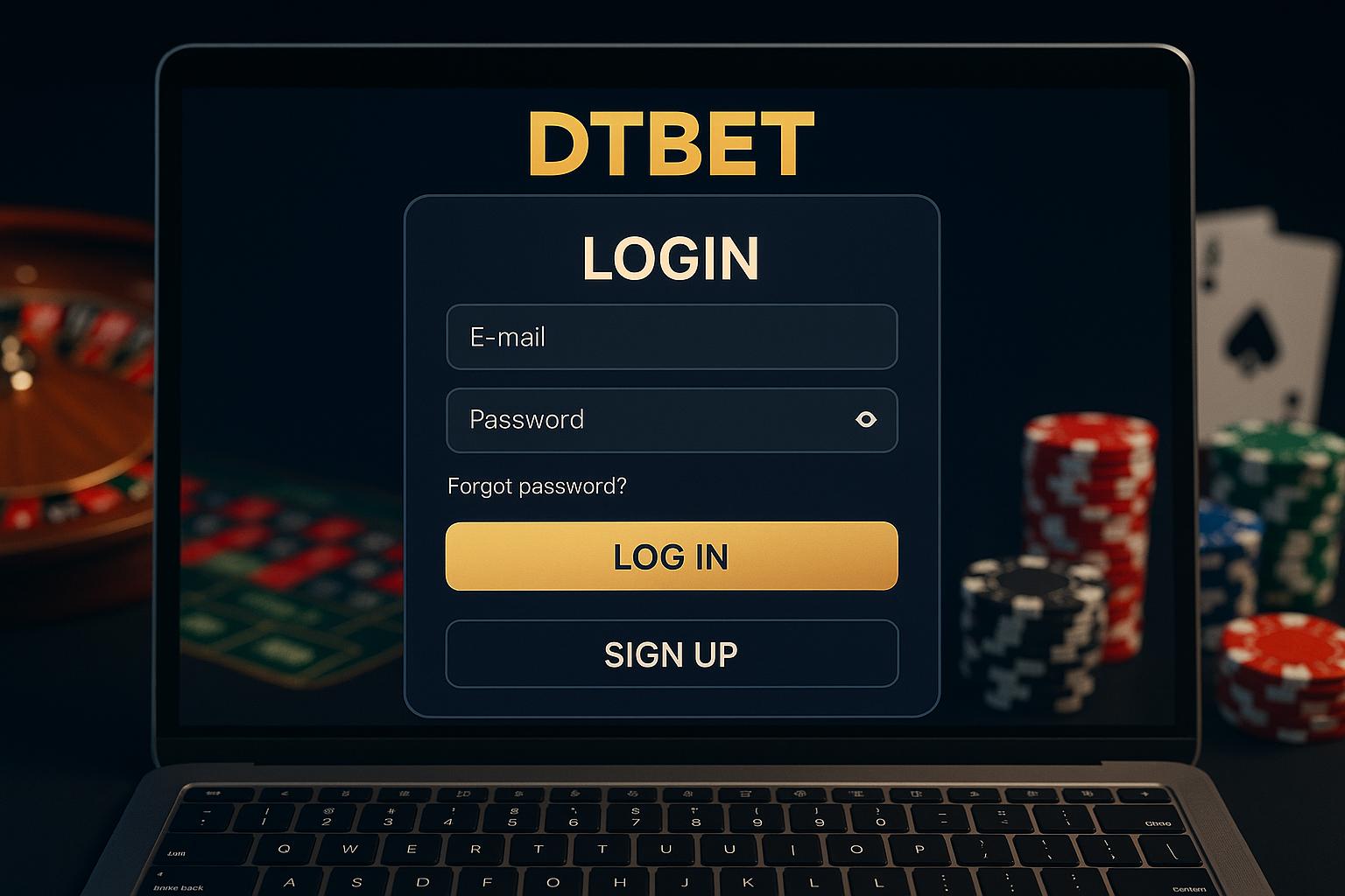 Login no Cassino DTBET